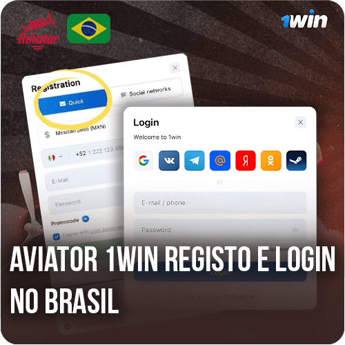 aviator 1win registo e login 